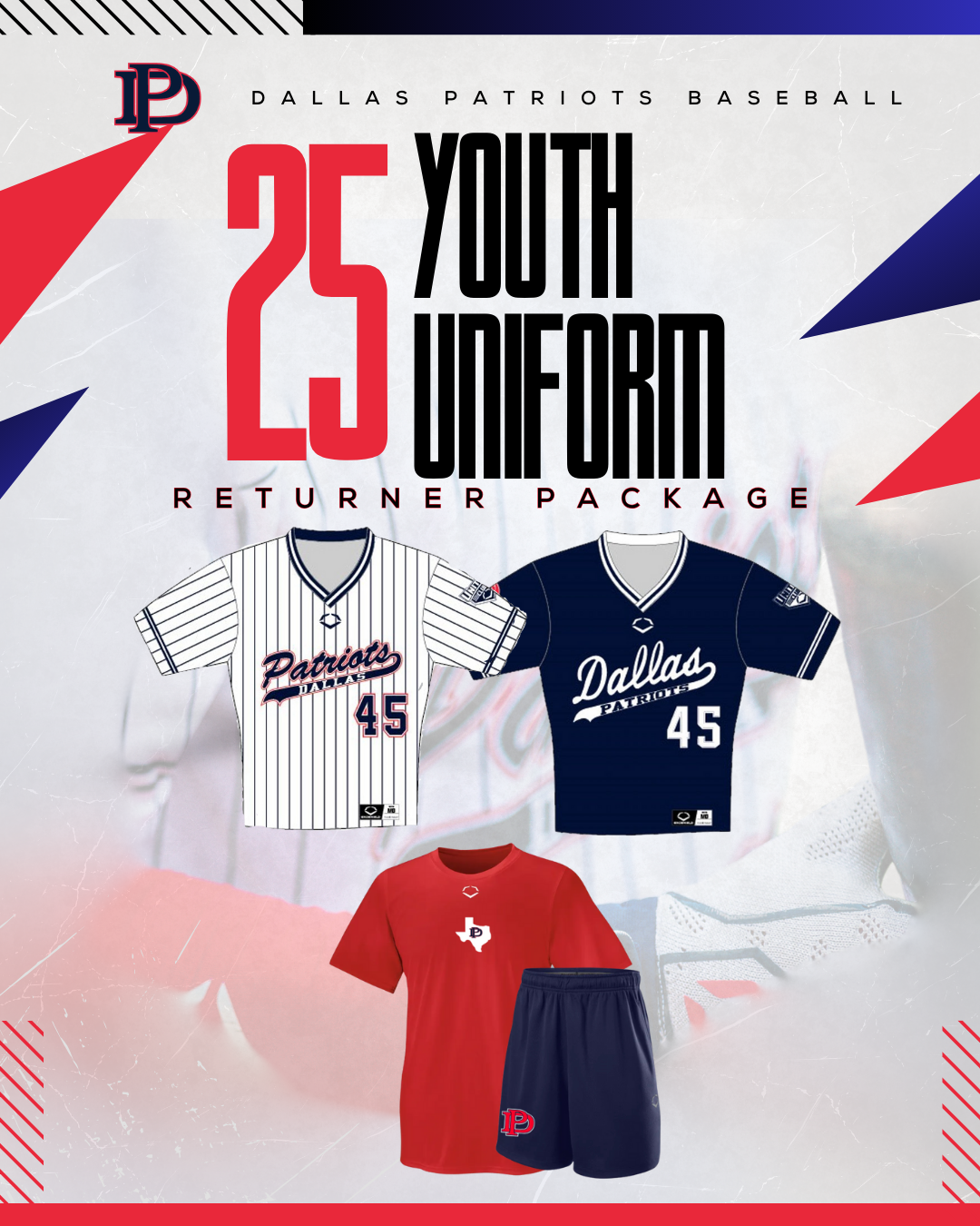 2025 Youth Returning Player Uniform Package